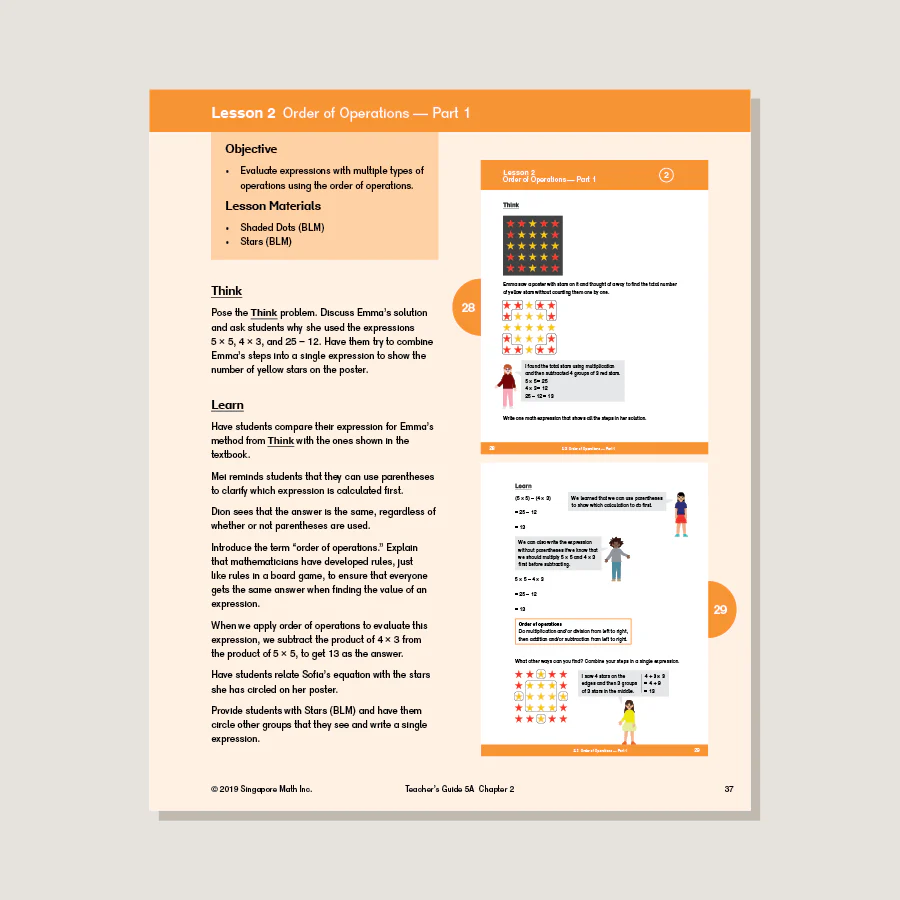 Dimensions Math Teacher's Guide 5A - Image 4