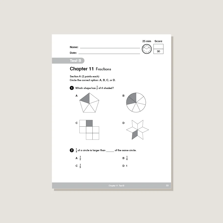 Dimensions Math Tests 2B - Blemished - Image 4