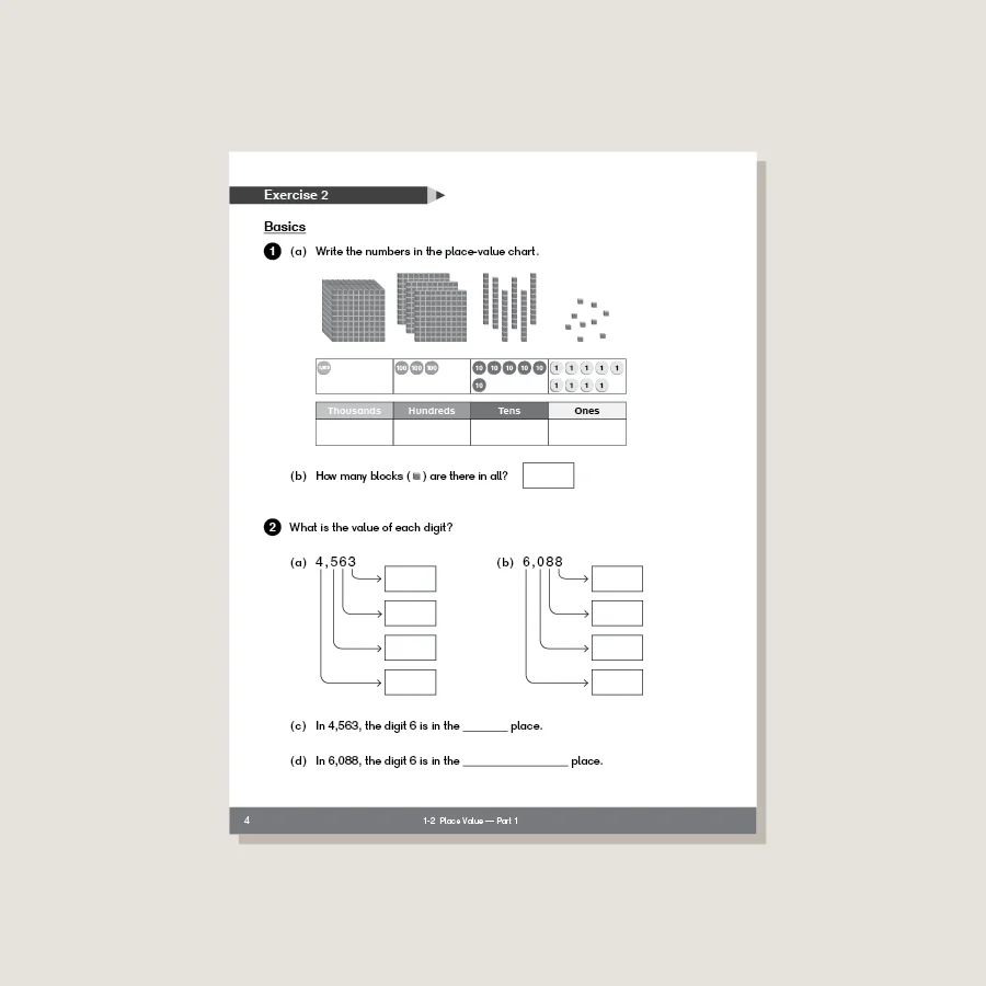 Dimensions Math Workbook 3A - Blemished - Image 2