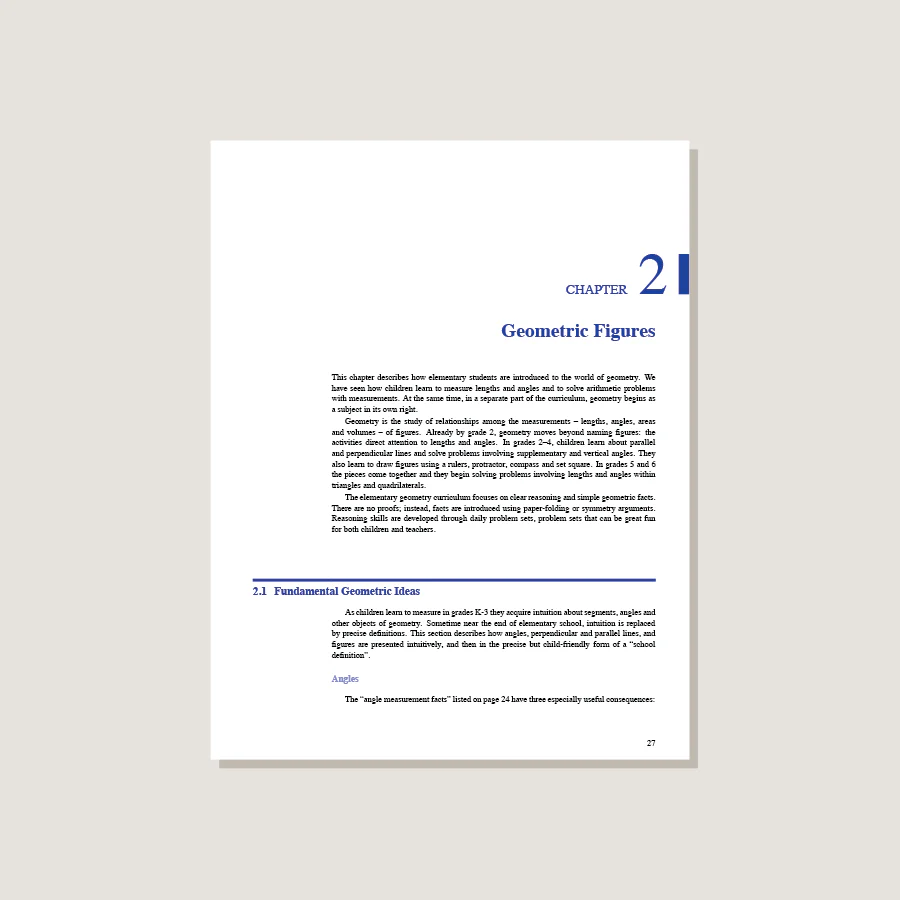 Elementary Geometry for Teachers - Blemished - Image 2