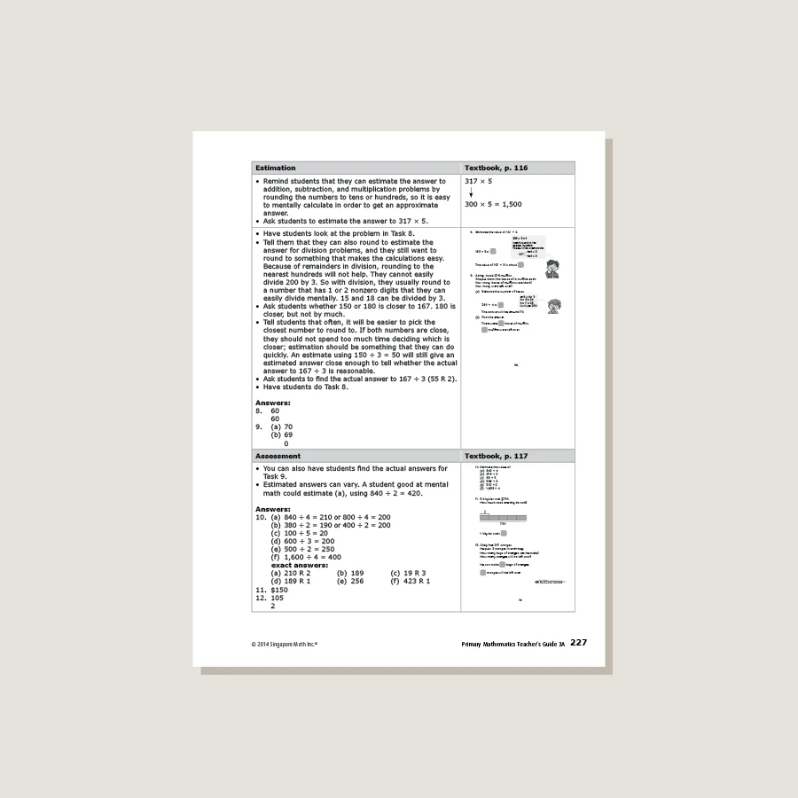 Primary Mathematics Common Core Edition Teacher's Guide 3A - Image 3