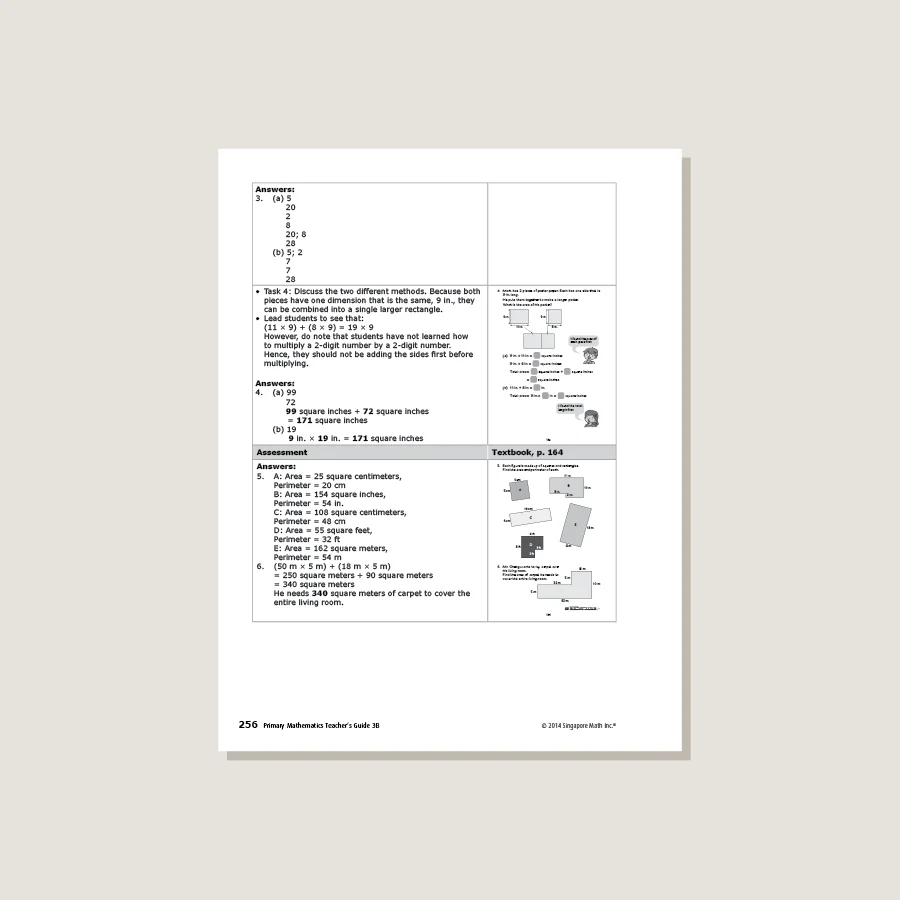 Primary Mathematics Common Core Edition Teacher's Guide 3B - Image 4