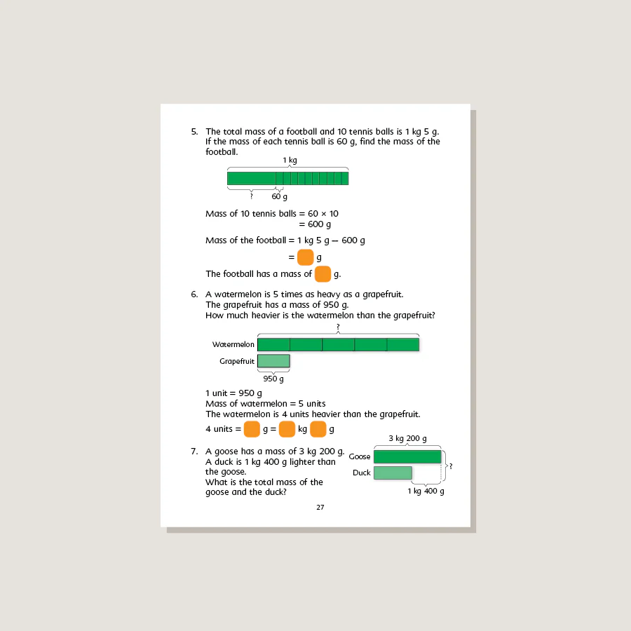 Primary Mathematics Common Core Edition Textbook 3B - Image 2