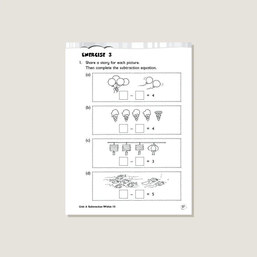 Primary Mathematics Common Core Edition Workbook 1A - Image 2