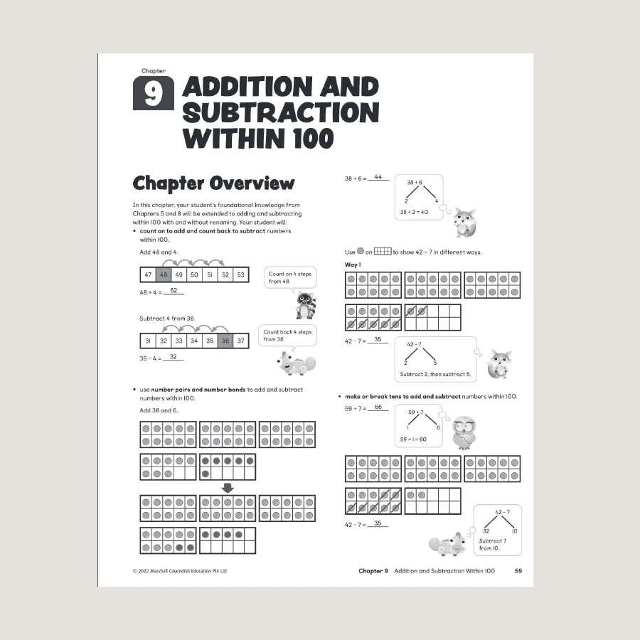 Primary Mathematics Home Instructor's Guide 1B (2022 Edition) - Blemished - Image 2