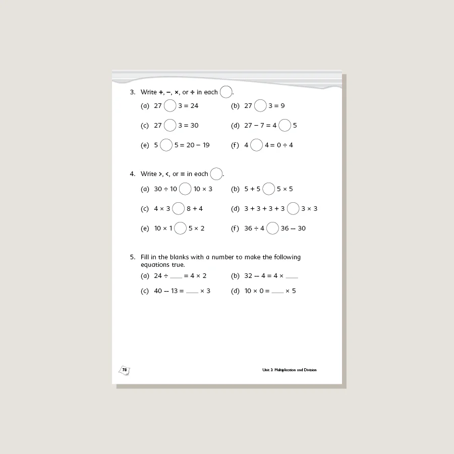 Primary Mathematics Standards Edition Workbook 3A - Blemished - Image 3