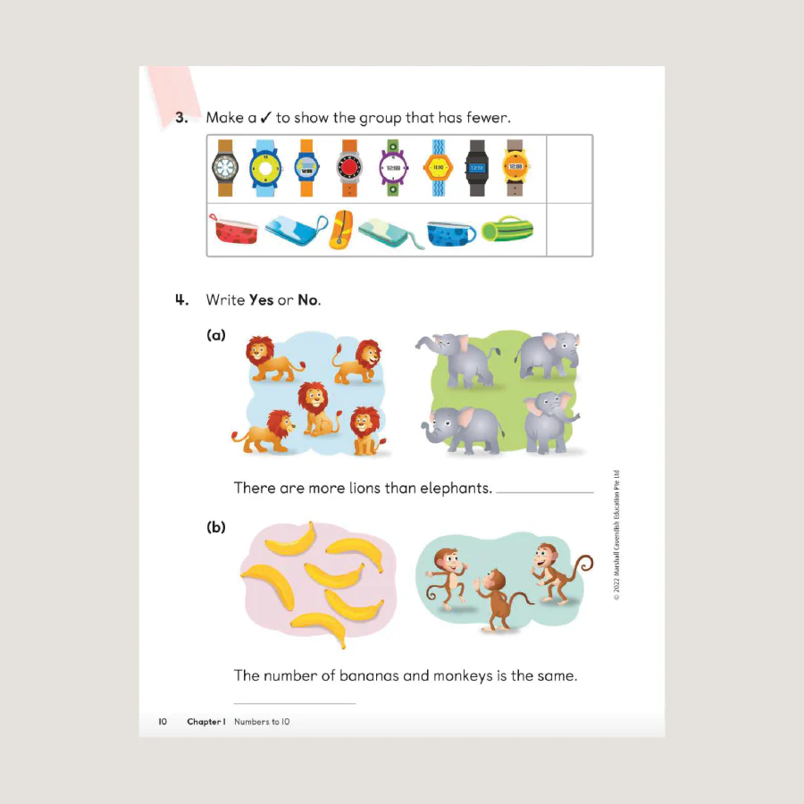 Primary Mathematics Student Book 1A (2022 Edition) - Blemished - Image 3
