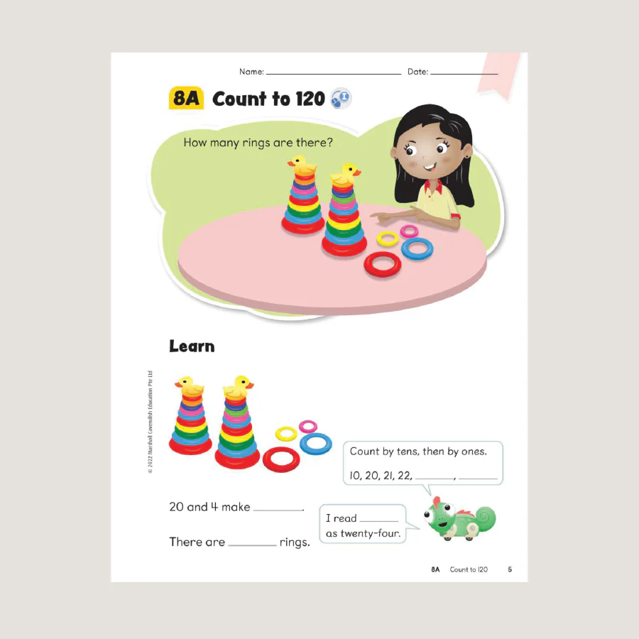 Primary Mathematics Student Book 1B (2022 Edition) - Image 2