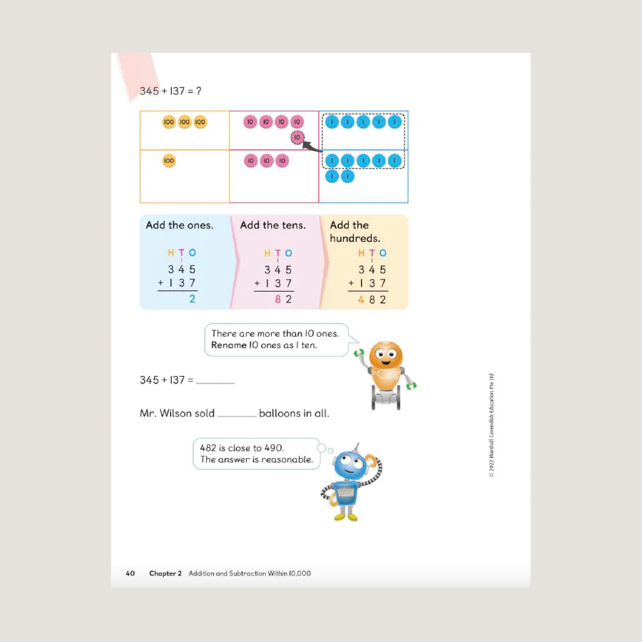 Primary Mathematics Student Book 3A (2022 Edition) - Blemished - Image 4