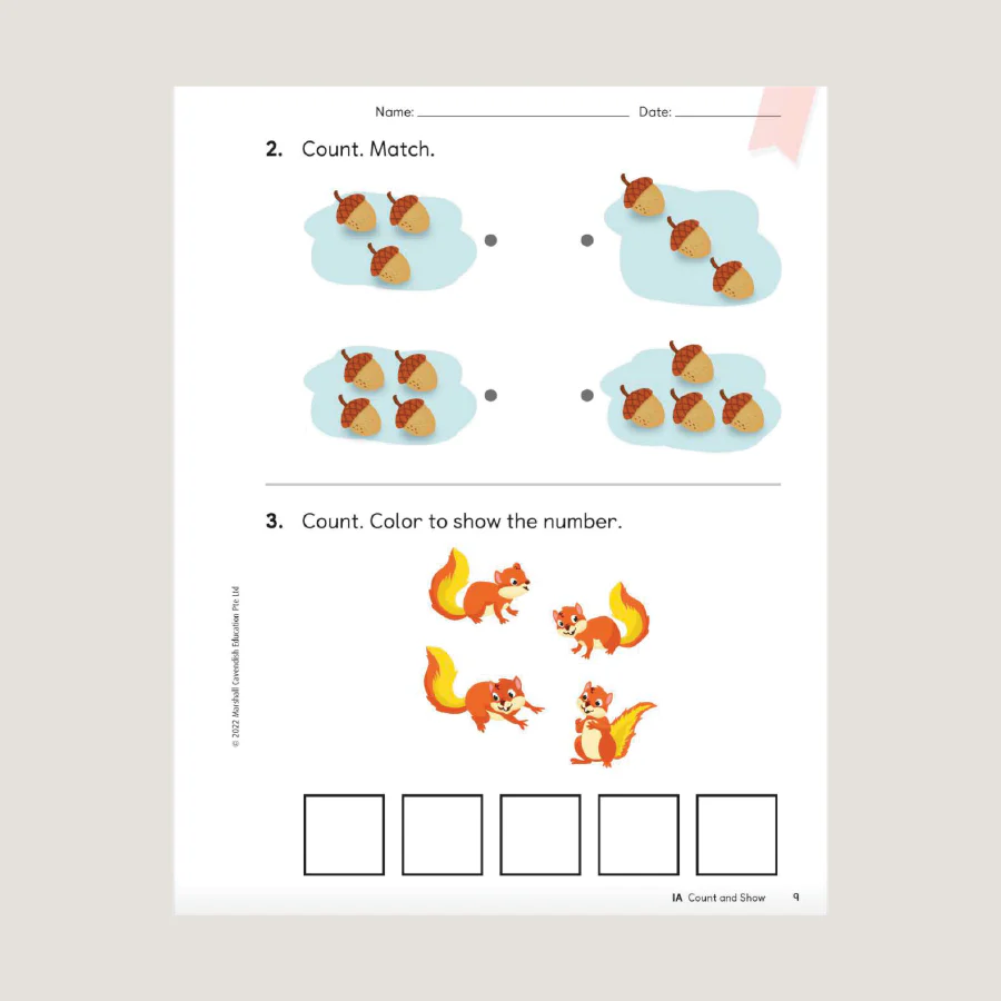 Primary Mathematics Student Book KA (2022 Edition) - Blemished - Image 3