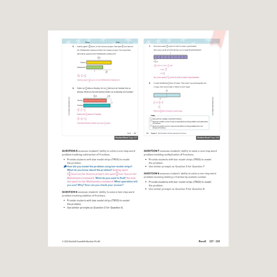 Primary Mathematics Teacher's Guide 5A (2022 Edition) - Image 4
