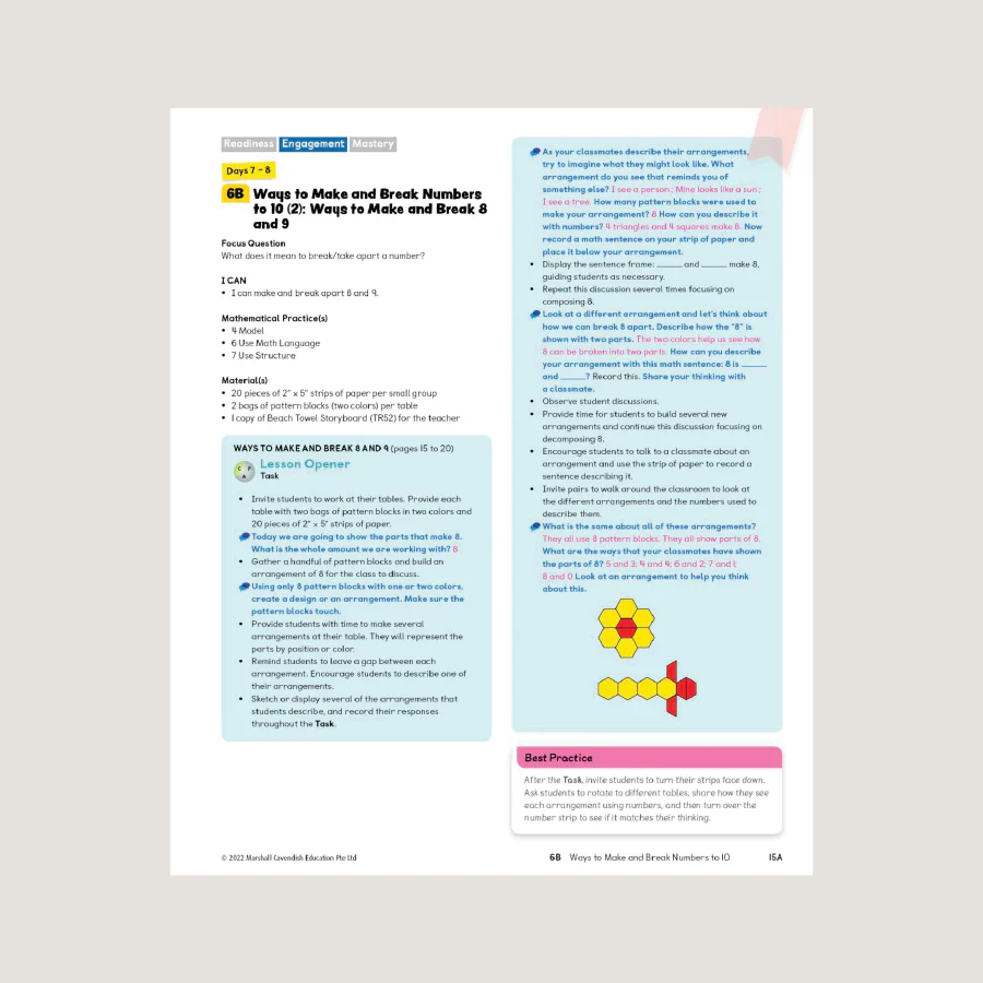 Primary Mathematics Teacher's Guide KB (2022 Edition) - Blemished - Image 4