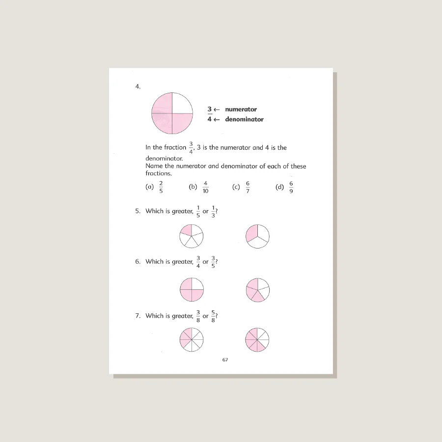 Primary Mathematics U.S. Edition Textbook 3B - Blemished - Image 4
