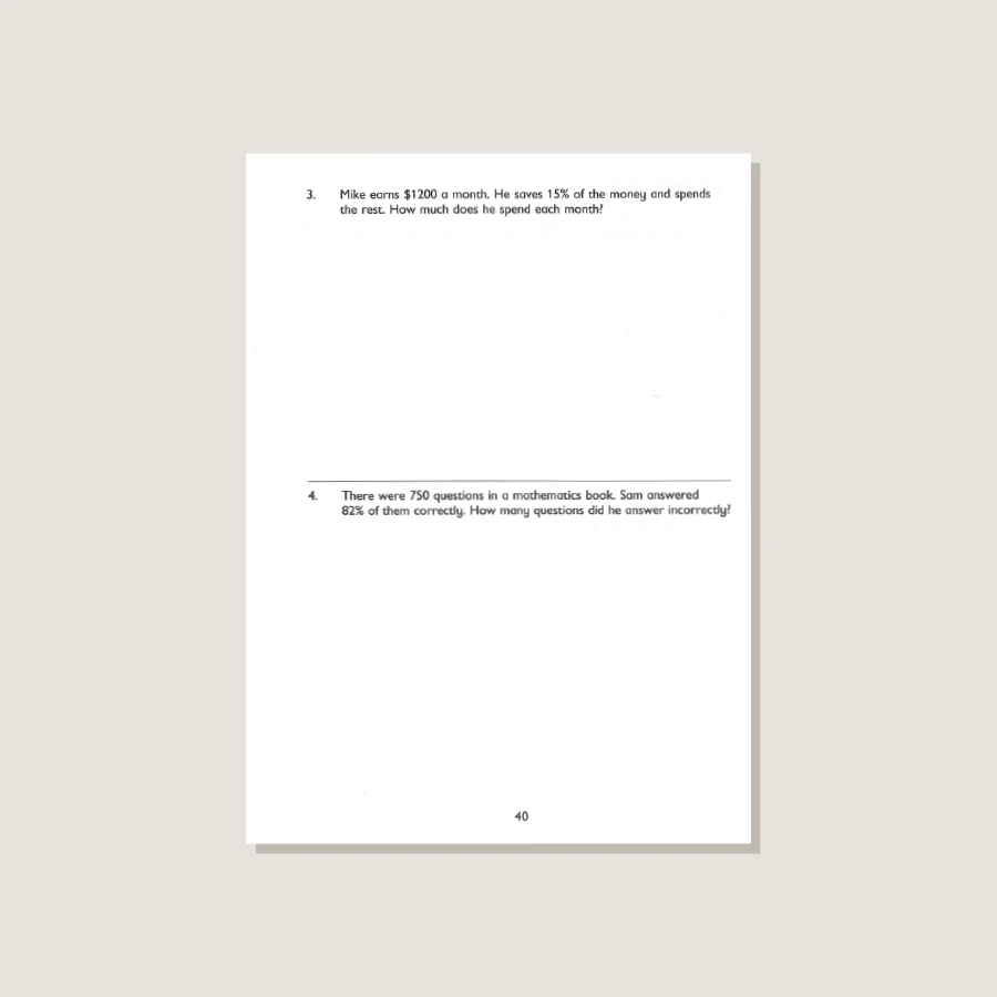 Primary Mathematics U.S. Edition Workbook 5B - Blemished - Image 3