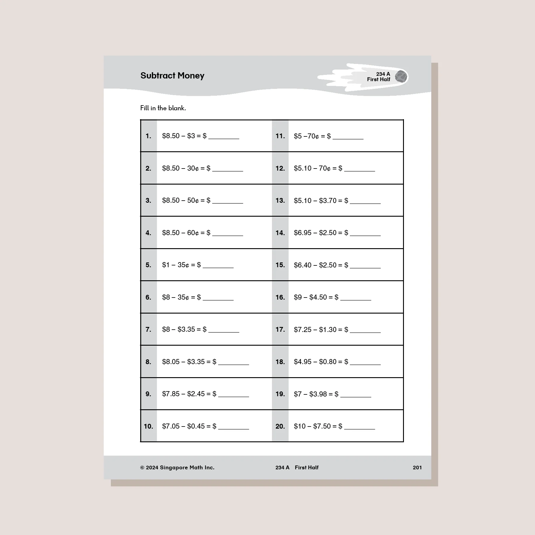 Singapore Math® Sprints 2 - Blemished - Image 4